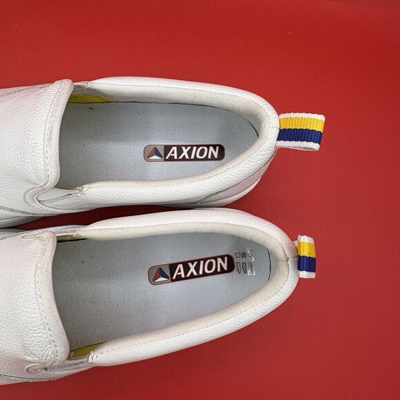 AXION Pallas O.G. White Leather Mens Slip-On Limited Edition Shoes Size 12 main image 5